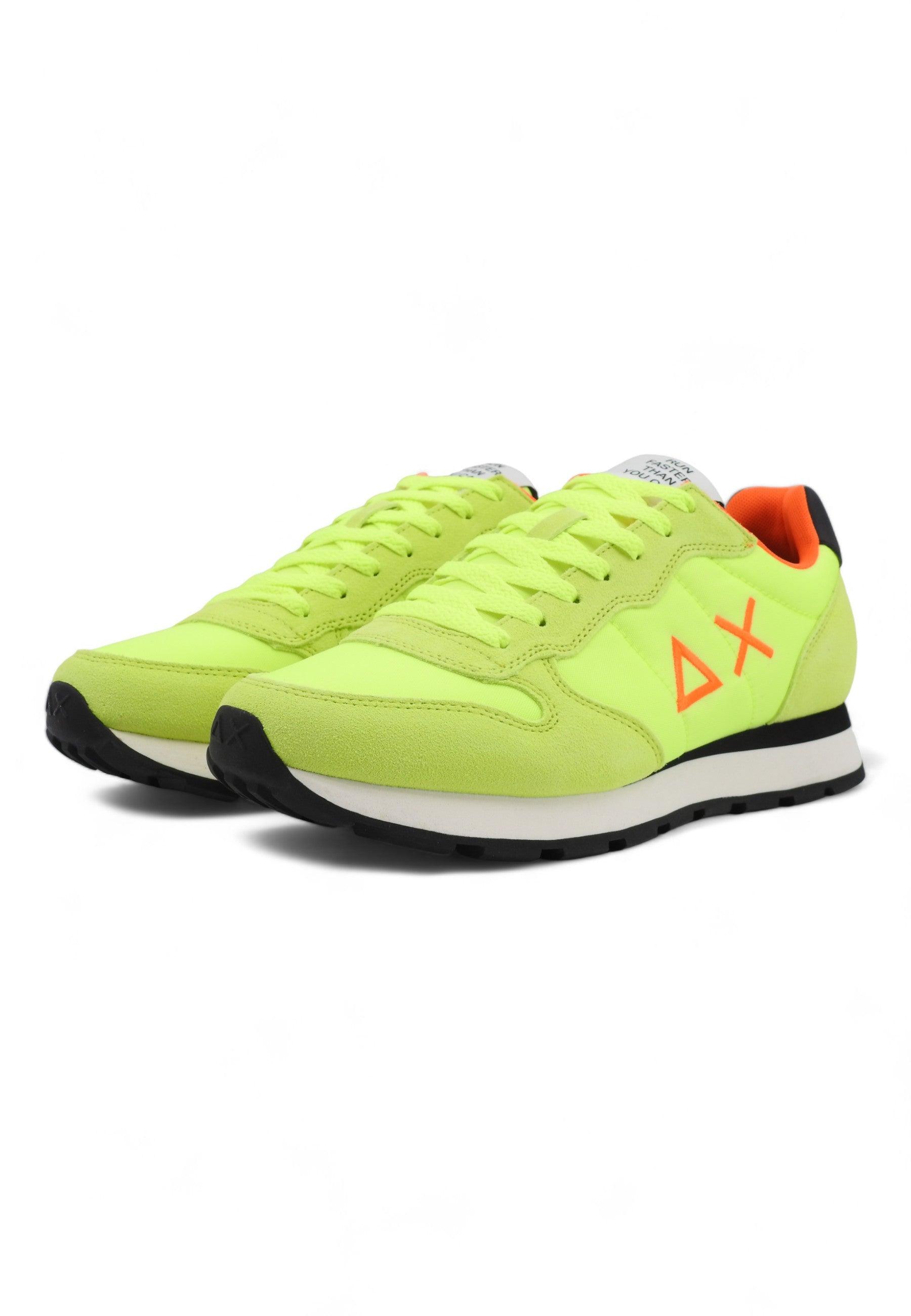 SUN68 Tom Solid Sneaker Uomo Giallo Fluo Z34101 - Sandrini Calzature e Abbigliamento