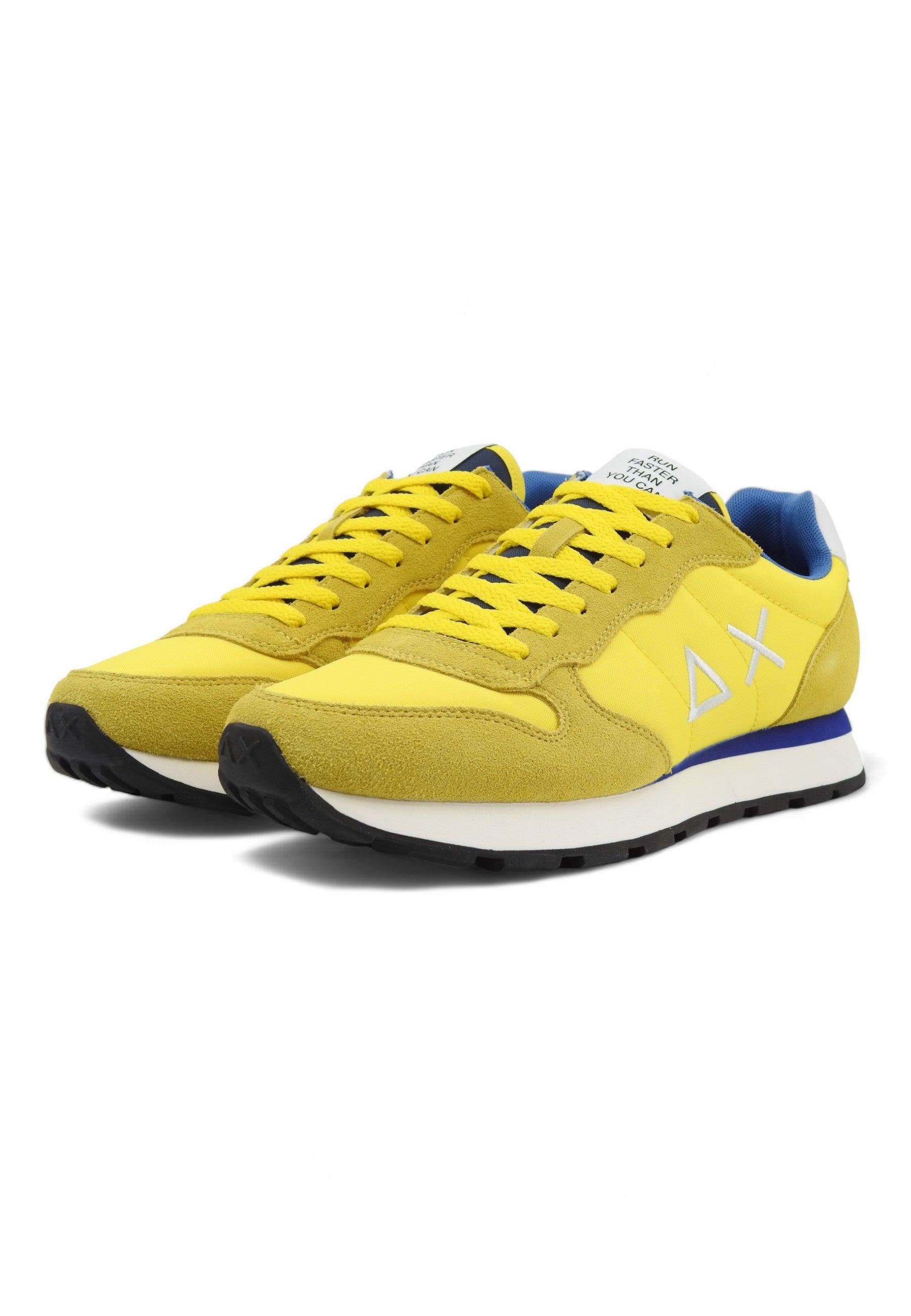 SUN68 Tom Solid Sneaker Uomo GIallo Z34101 - Sandrini Calzature e Abbigliamento