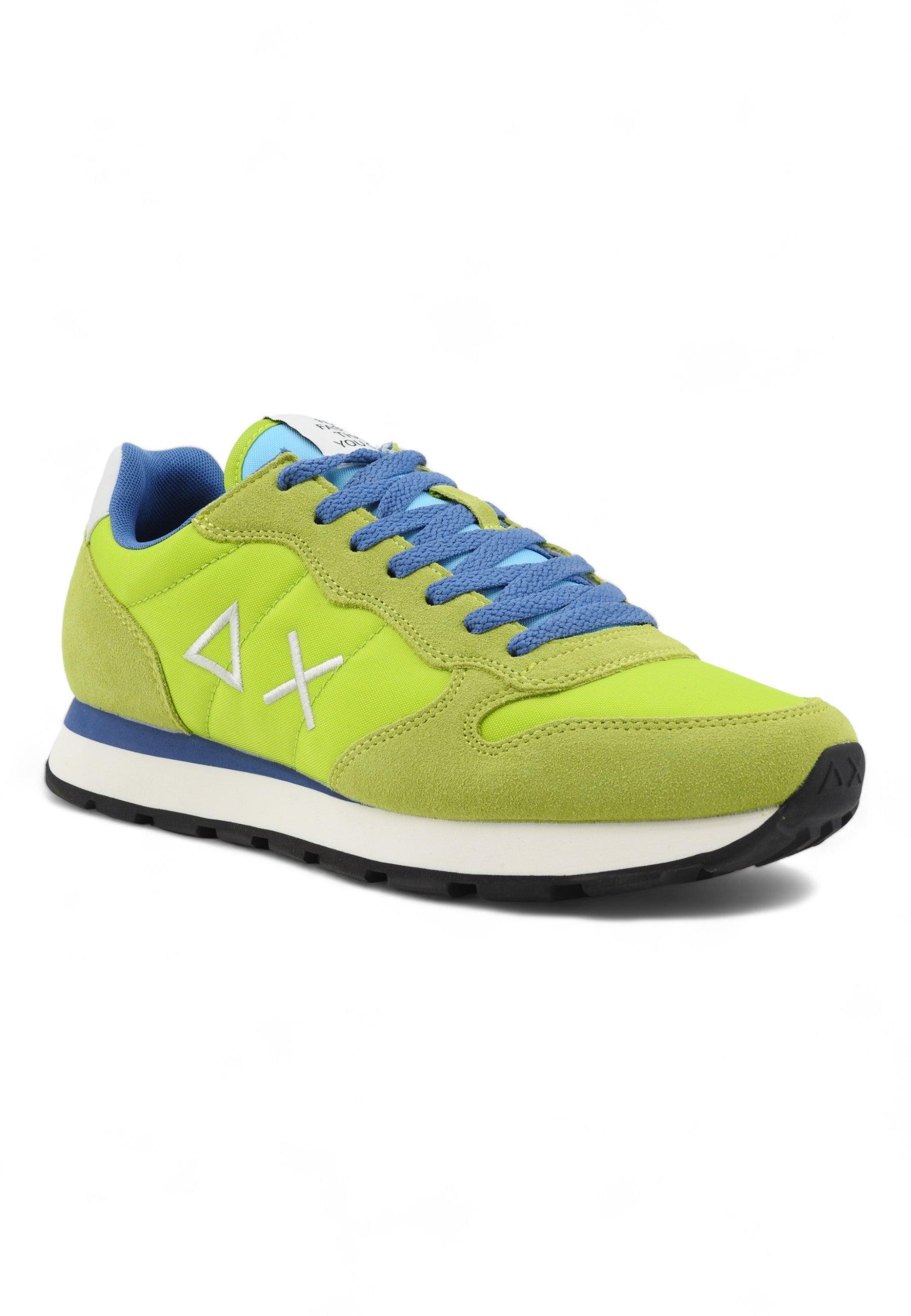 SUN68 Tom Solid Sneaker Uomo Lime Z34101 - Sandrini Calzature e Abbigliamento