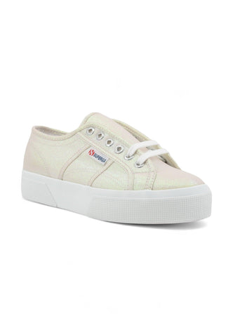 SUPERGA 2740 Platform Sneaker Donna Beige Iridescent S6128SW - Sandrini Calzature e Abbigliamento