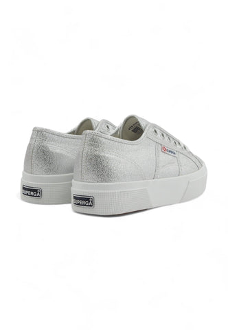 SUPERGA 2740 Platform Sneaker Donna Grey Silver S6128SW - Sandrini Calzature e Abbigliamento