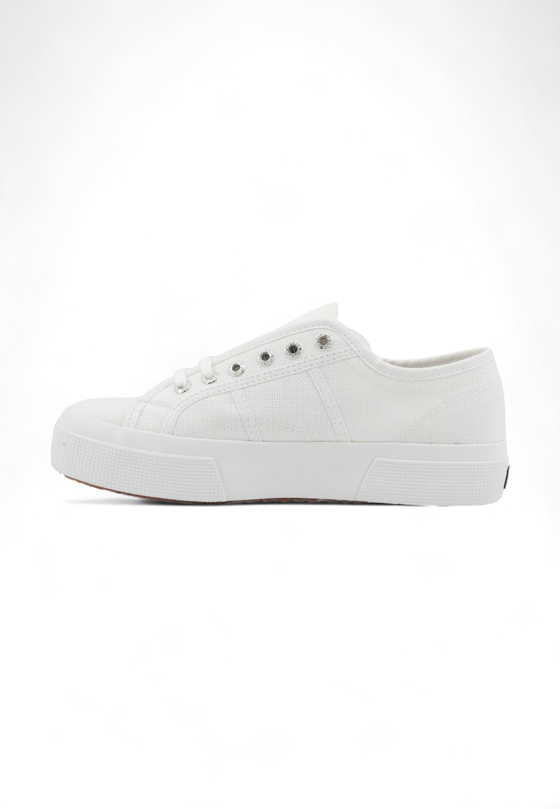 SUPERGA 2740 Platform Sneaker Donna White S21384W - Sandrini Calzature e Abbigliamento