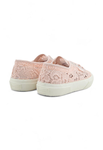 SUPERGA 2750 Macrame Sneaker Donna Pink Ish Avorio S81219W - Sandrini Calzature e Abbigliamento