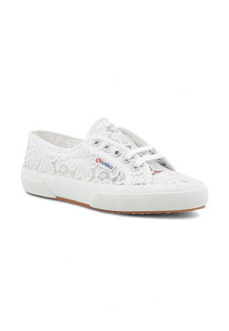 SUPERGA 2750 Macrame Sneaker Donna White S81219W - Sandrini Calzature e Abbigliamento