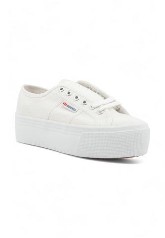 SUPERGA 2790 Platform Sneaker Donna White S9111LW - Sandrini Calzature e Abbigliamento