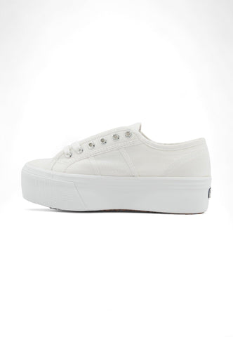 SUPERGA 2790 Platform Sneaker Donna White S9111LW - Sandrini Calzature e Abbigliamento