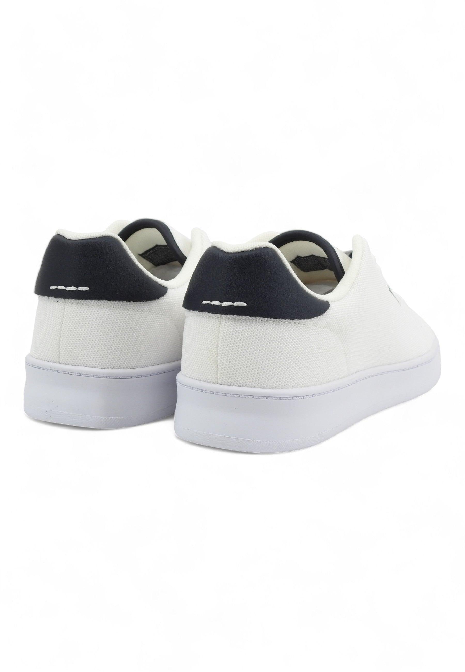 TOMMY HILFIGER Court Cupsole Sneaker Uomo White FM0FM04967 - Sandrini Calzature e Abbigliamento