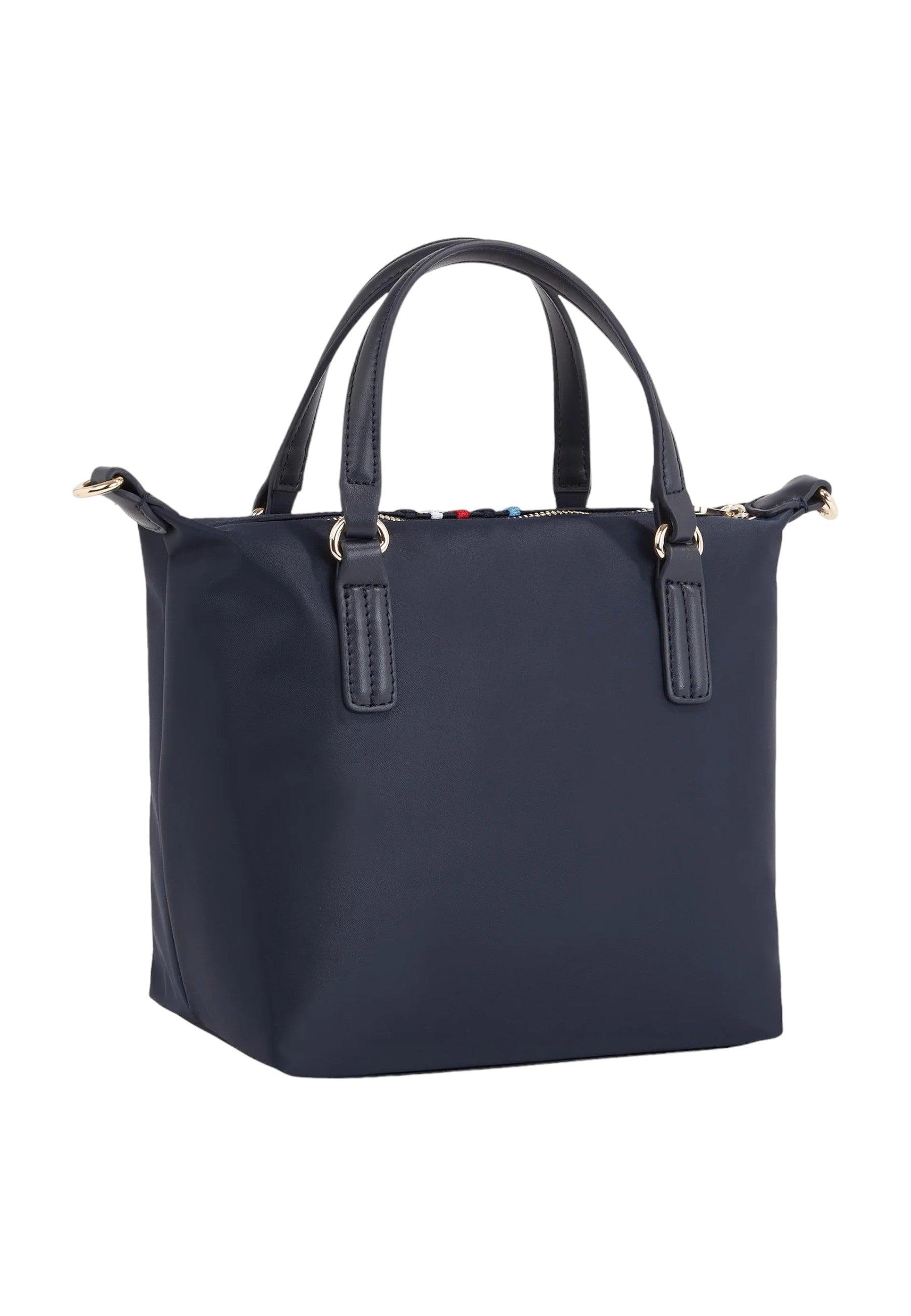 TOMMY HILFIGER Poppy Borsa Small Tote Donna Desert Sky AW0AW15986 - Sandrini Calzature e Abbigliamento