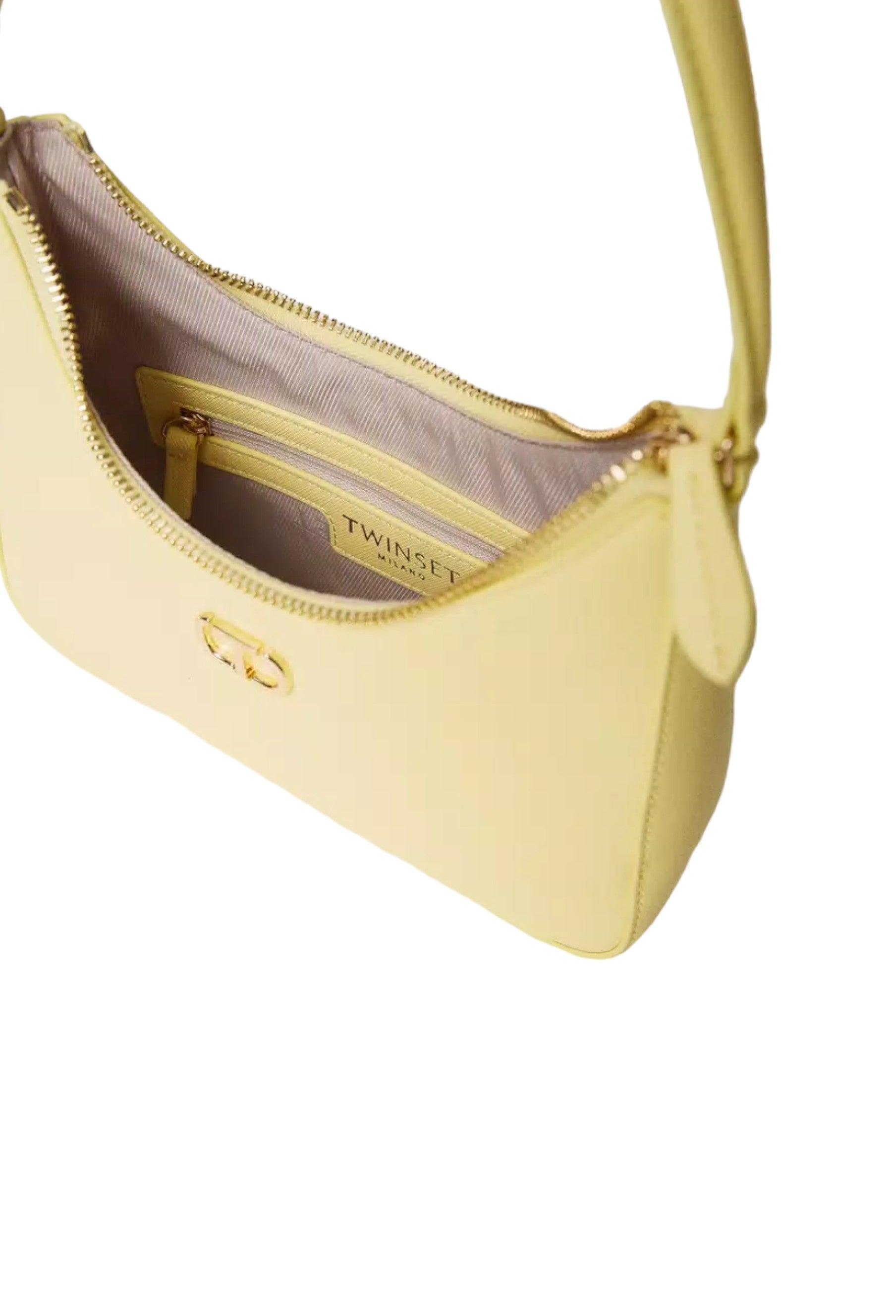 TWINSET Borsa Hobo Donna Light Lemon 241TH7032 - Sandrini Calzature e Abbigliamento