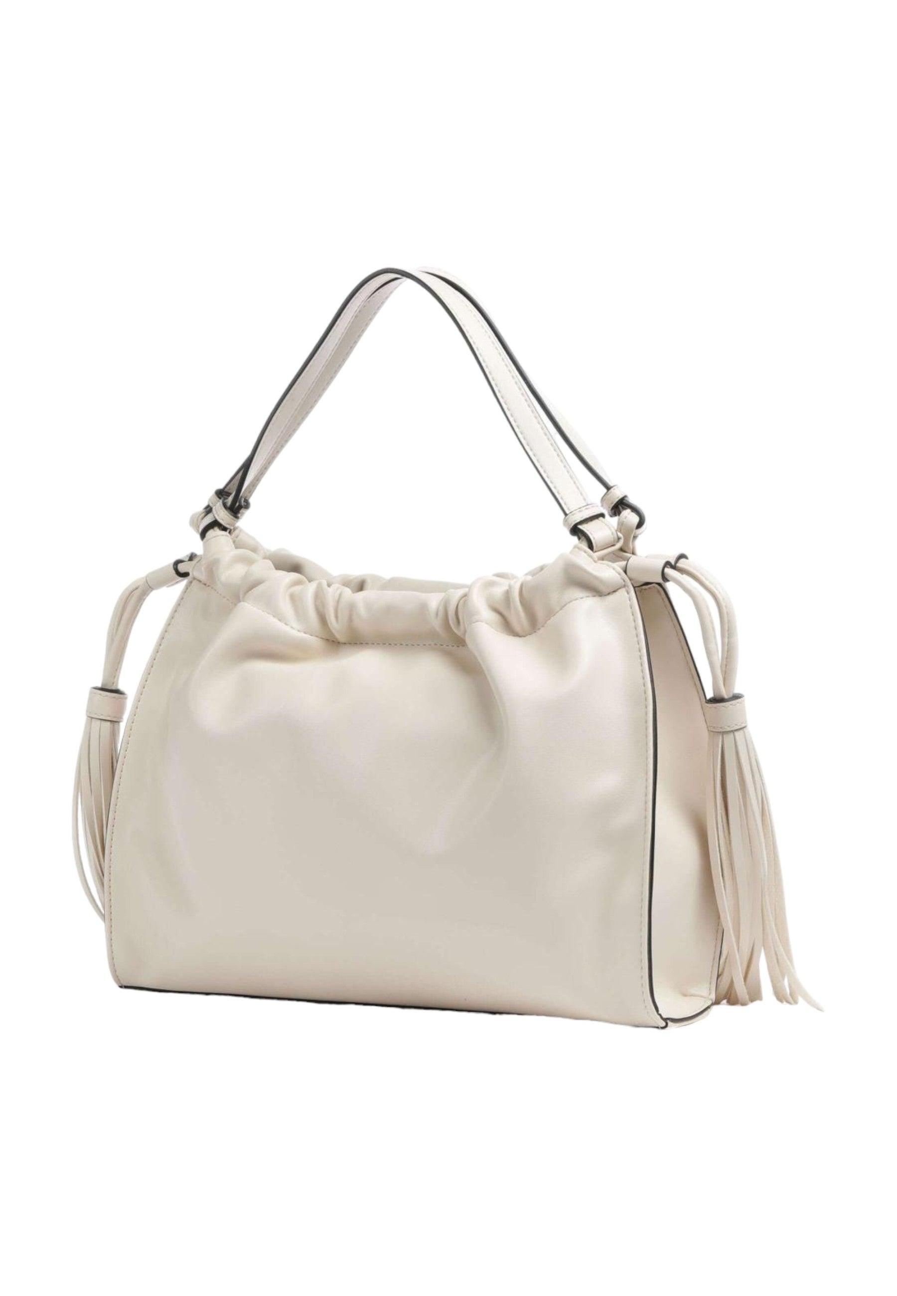 TWINSET Borsa Hobo Donna Parchment Beige 241TB8026 - Sandrini Calzature e Abbigliamento