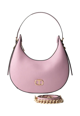 TWINSET Borsa Hobo Donna Prism Pink 241TB7066 - Sandrini Calzature e Abbigliamento