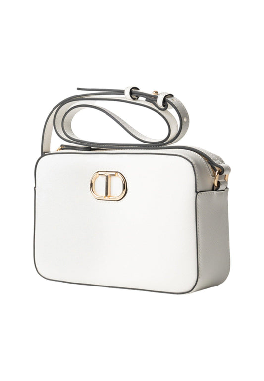 TWINSET Borsa Tracolla Donna Neve Bianco 241TB7123 - Sandrini Calzature e Abbigliamento