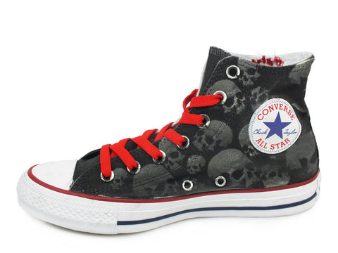 CONVERSE C.T. All Star Hi Canvas LTD Black Skull 164517C