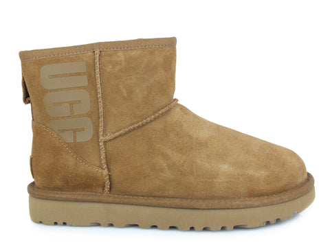 UGG W Classic Mini UGG Rubber Chestnut W1108231
