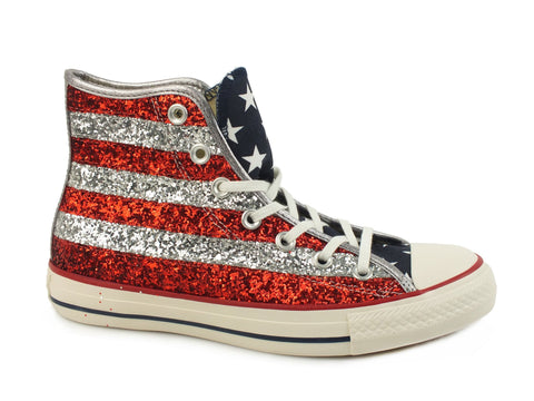 CONVERSE CT All Star Hi Sneakers Silver Garnet 556818C