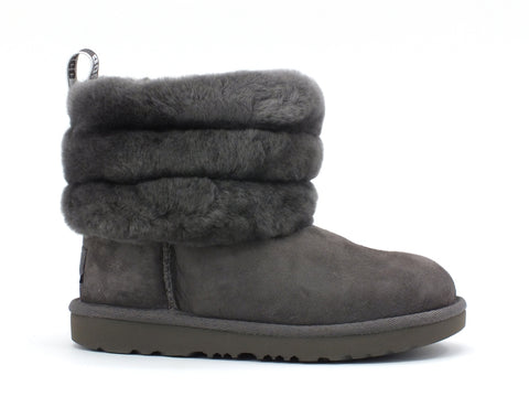 UGG Fluff Mini Quilted Charcoal K1103612K
