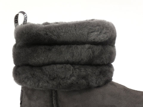 UGG Fluff Mini Quilted Charcoal K1103612K
