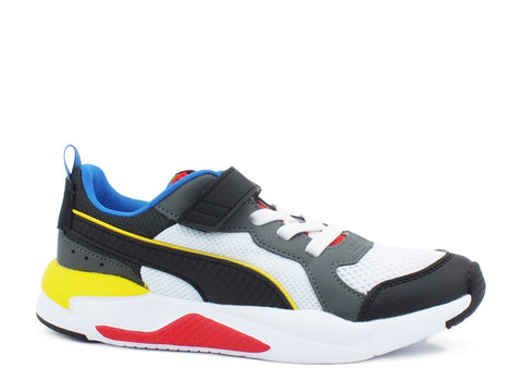 PUMA Kids X-Ray Ac Ps White Black Red 37292103