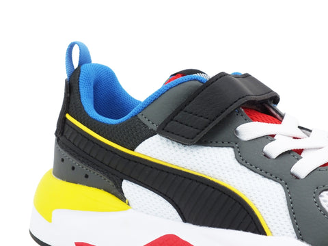 PUMA Kids X-Ray Ac Ps White Black Red 37292103
