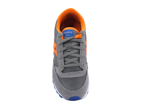 SAUCONY K Jazz Original Kids Grey Orange Blue SK261576