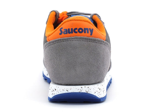 SAUCONY K Jazz Original Kids Grey Orange Blue SK261576