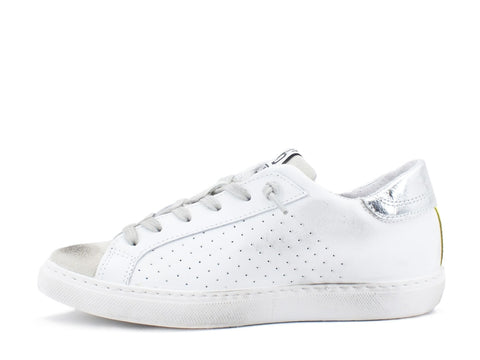 2STARS Sneaker Bianco Giallo Fluo 2SD2605