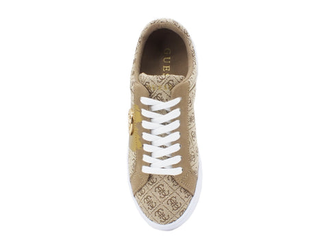 GUESS Sneaker Beige Brown FL5RM2FAL12