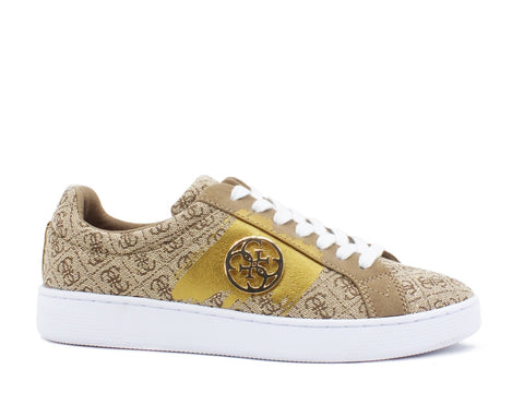 GUESS Sneaker Beige Brown FL5RM2FAL12