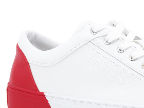 GUESS Sneaker White Red FM5LUILEA12