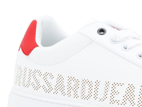 TRUSSARDI Sneaker White Red 77A00228