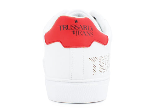 TRUSSARDI Sneaker White Red 77A00228