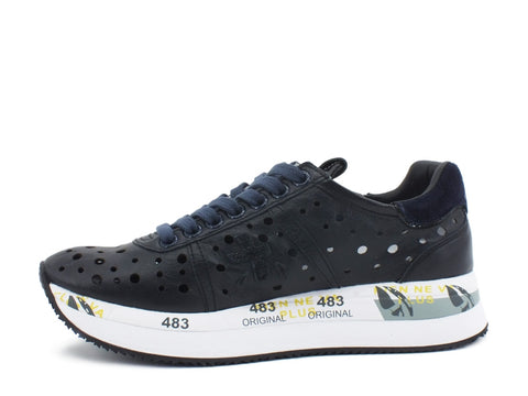 PREMIATA Conny Black Dk Blue CONNY4736