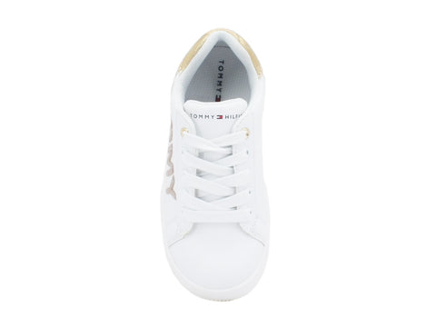 TOMMY H. Sneaker White Gold T3A4-30618