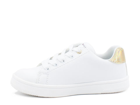 TOMMY H. Sneaker White Gold T3A4-30618