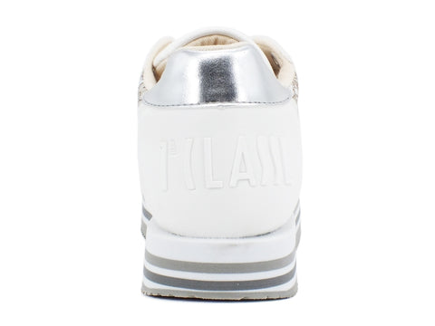 ALVIERO MARTINI 1° CLASSE Sneaker Bianco Geo Safari P3A4-10562