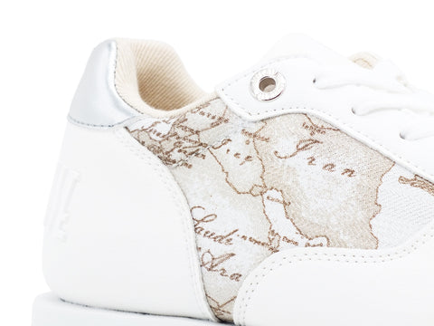 ALVIERO MARTINI 1° CLASSE Sneaker Bianco Geo Safari P3A4-10562