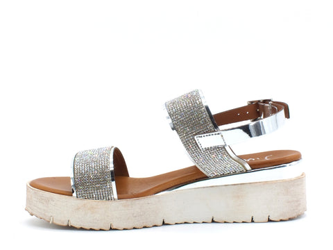 JIUDIT Sandalo Argento 76152