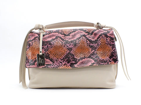 BAG Borsa Beige Rosa Multi BOR-BIC