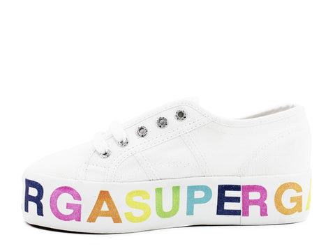 SUPERGA 2790 Cotw Glitter White Multi S111TRW