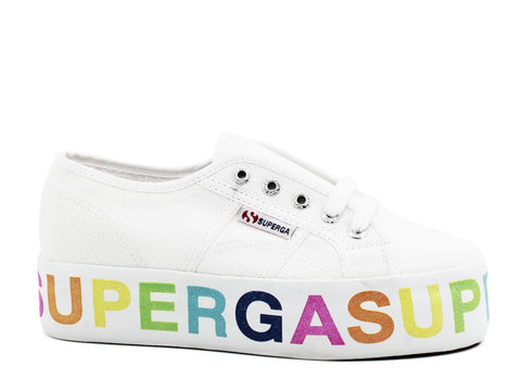 SUPERGA 2790 Cotw Glitter White Multi S111TRW
