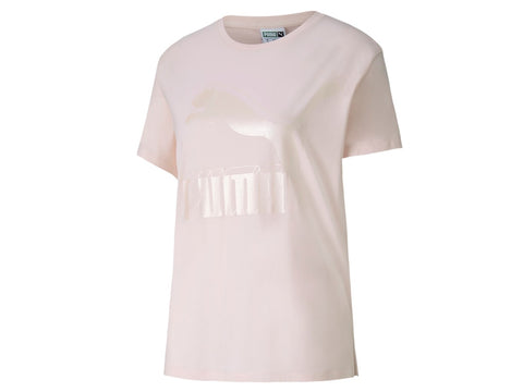 PUMA Classic Logo Tee T-Shirt Rosewater Metallic 59551487