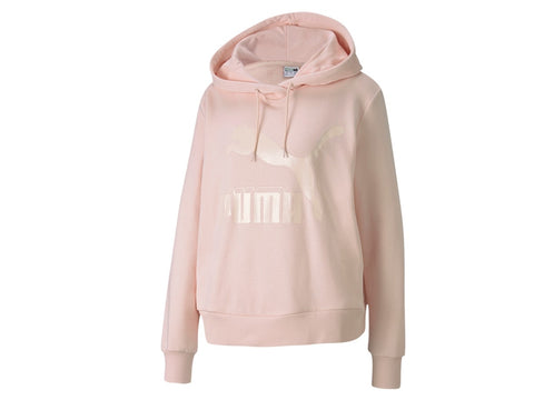 PUMA Classic Logo Hoody Felpa Rosewater Metallic 59520187