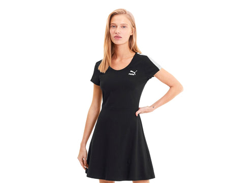 PUMA Classic Shortleeve Dress Abito Black 59705001