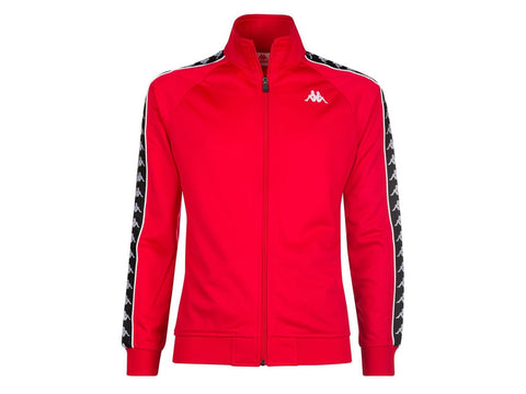 KAPPA 222 Banda Anniston Slim Felpa Uomo Red Black 301EFU0