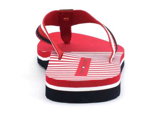 TOMMY HILFIGER Stripy Infradito Primary Red FW0FW04799