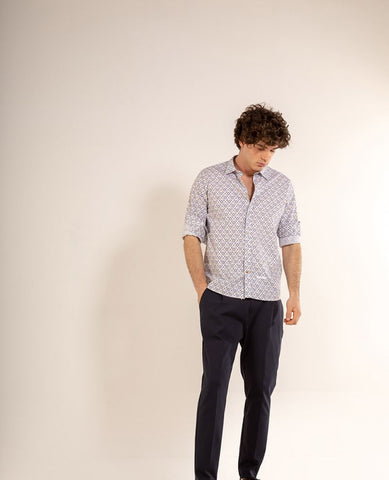 MARKUP Camicia Fiori Bianco Multi MK79477