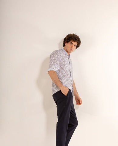 MARKUP Camicia Fiori Bianco Multi MK79477