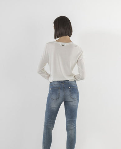 MARKUP Cardigan Bottoni Panna MW76004