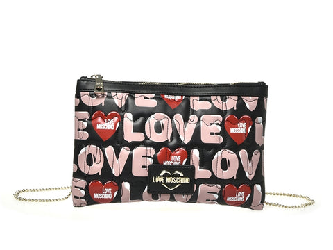 LOVE MOSCHINO Pochette Love Fantasy Nero Multi JC4227PP0AKE100A