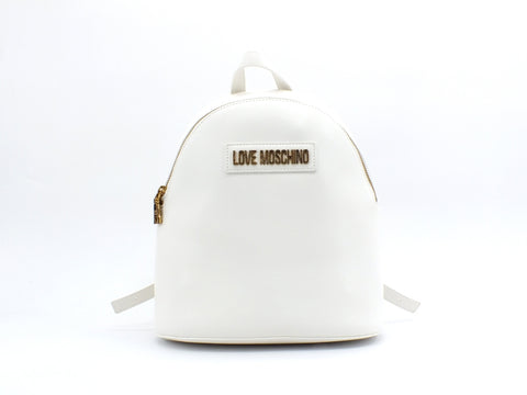LOVE MOSCHINO Zaino Logo Bianco JC4267PP0AKM0100